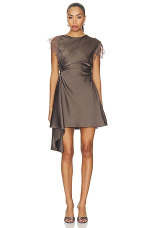 Zina Ruched Mini Dress AMUR