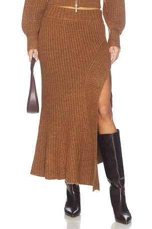 Elsie Cable Knit Skirt AMUR