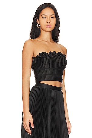 AMUR Oriel Top in Black