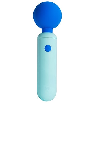 Unbound Dex Compact Wand Vibrator in Cerulean & Aqua