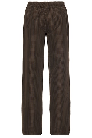 UMBRO Mini Check Double Knee Pants in Brown