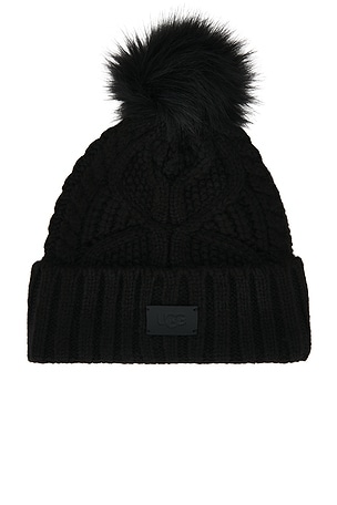 Cable Beanie With Pom UGG