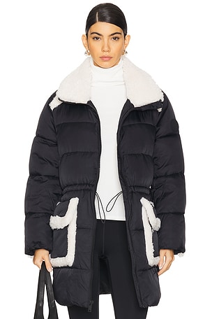 Amal Plush Seam Puffer Coat UGG