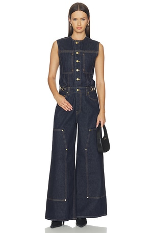 The Esme Denim Jumpsuit Ulla Johnson
