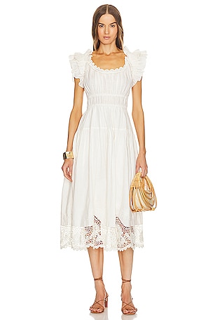 Ulla Johnson Leona Dress in Ivory | REVOLVE