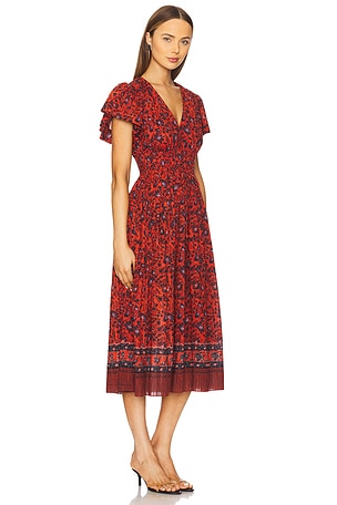 Ulla Johnson Lyria Dress in Red