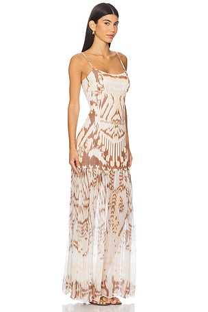 Ulla Johnson Marisol Drop Waist Gown in Cream