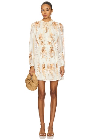 Maris Necktie Long Sleeve Mini Dress Ulla Johnson