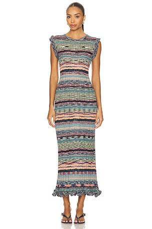 Ajak Sleeveless Knit Midi Dress Ulla Johnson
