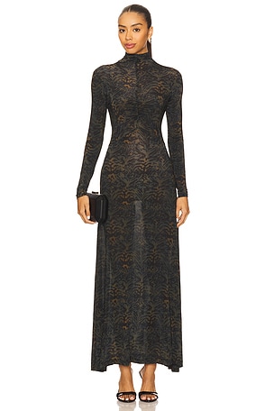 Koa Jersey Turtleneck Dress Ulla Johnson