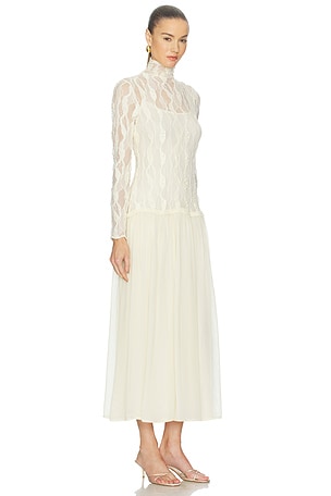 Ulla Johnson ROBE SYBIL en Beige