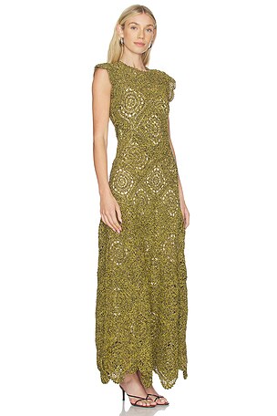 Ulla Johnson Annalisa Dress in Olive