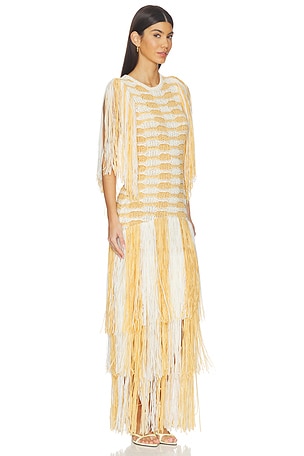 Silvia Fringe Knit Dress Ulla Johnson