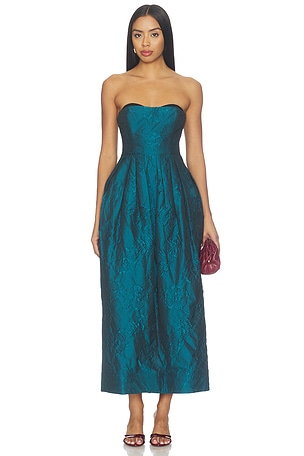 Katerina Strapless Cloque Dress Ulla Johnson