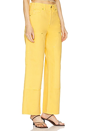 Ulla Johnson The Olympia Wide Leg in Yellow