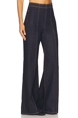 Ulla Johnson Bianca Wide Leg in Blue