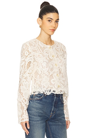 Ulla Johnson Caris Jacket in Ivory