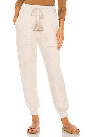 Ulla Johnson Charley Pant in Oatmeal REVOLVE