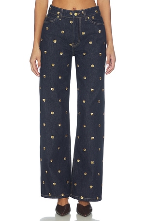 The Willow Embellished Wide Leg Jean Ulla Johnson