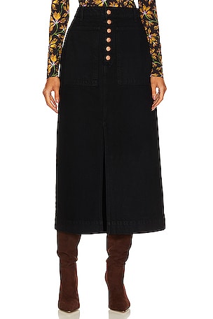 Ulla Johnson Bea Skirt in Black