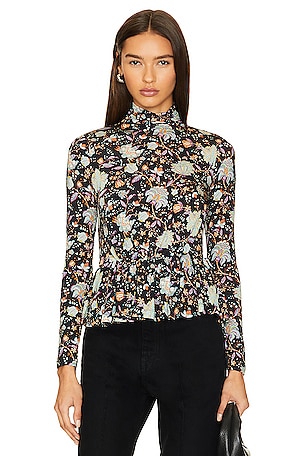Versace Jeans Couture Long Sleeve Bodysuit in Multi