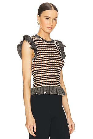 Ulla Johnson Rea Top in Brown