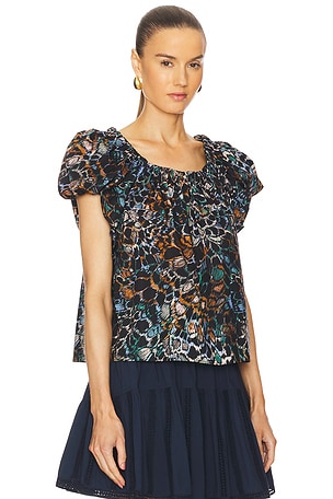 Ulla Johnson Cora Top in Black