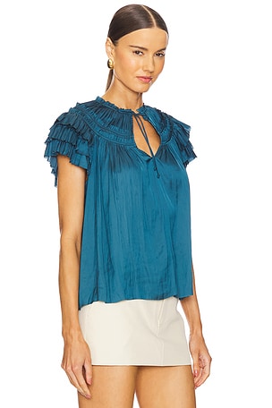 Ulla Johnson Elvie Top in Slate