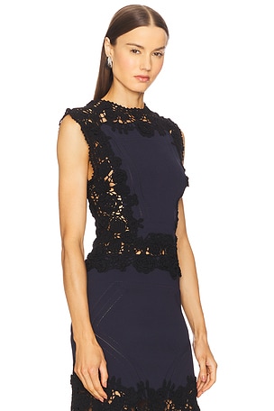 Ulla Johnson TOP EN MAILLE SANS MANCHES GIGI en Marine