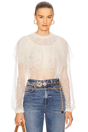 Viviane Cape Layer Long Sleeve Blouse Ulla Johnson