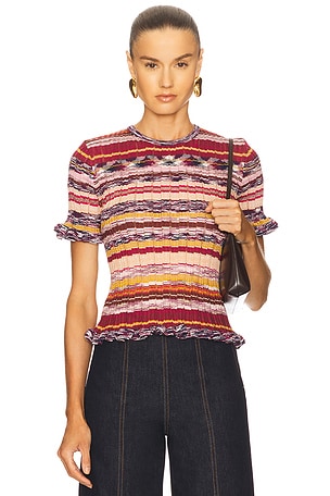 Miya Short Sleeve Knit Top Ulla Johnson