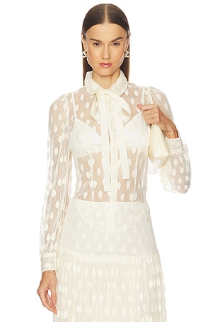 Soraya Neck-tie Blouse Ulla Johnson