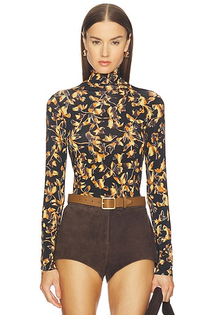 Aurelia Jersey Long Sleeve Turtleneck Top Ulla Johnson