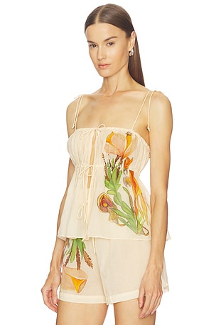 Ulla Johnson Tallulah Coverup Top in Cream. Size XS. Also