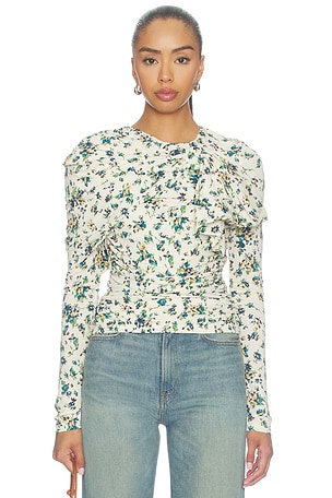 Neema Draped Jersey Top Ulla Johnson