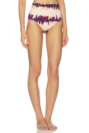 Ulla Johnson Zahara High Waisted Bikini Bottom in Quarry