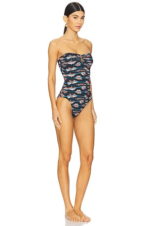 Ulla Johnson Monterey Maillot in Blue