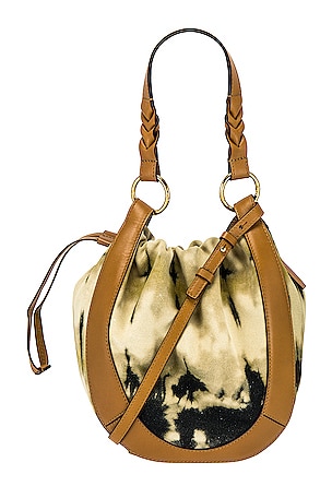 Ulla Johnson ショルダーバッグ Gio Floral Raffia Crossbody - Cowrie White Floral Appliqué