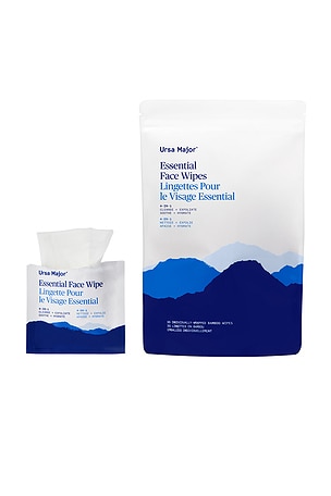 Ursa Major LenGETTES DÉMAQUILLANTES ESSENTIELLES, PAQUET DE 20 ESSENTIAL FACE WIPES 20CT en Beauty: S