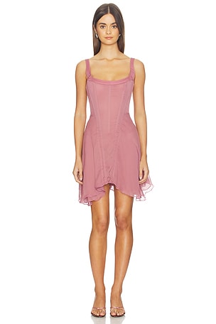 Sheer Honeymoon Mini Dress Understated Leather