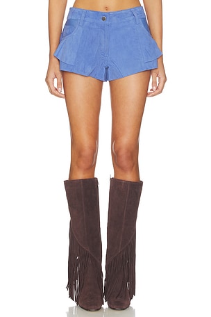 Dixie Frill Short Understated Leather