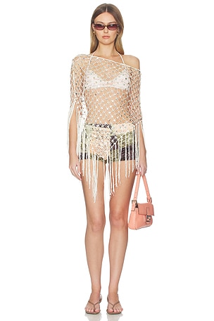 Mountain Strings Poncho Understated Leather