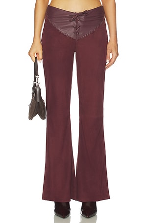 Sonny Suede Pant Understated Leather