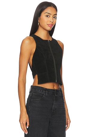 Understated Leather x REVOLVE Crazy Life Top in Black