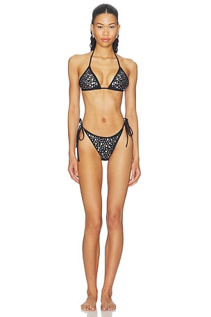 x REVOLVE Midnight Motors Studded Bikini Understated Leather