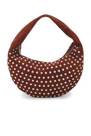 Studded Hobo Bag Understated Leather