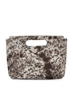 Understated Leather x REVOLVE Liar Clutch in Brown