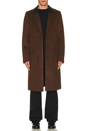 Unreal Fur Dawn Coat in Brown