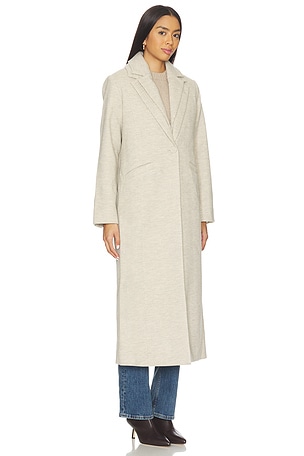 Unreal Fur Malta Coat in Cream. Size XS. Also