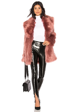 PREMIUM ROSE ジャケット Unreal Fur